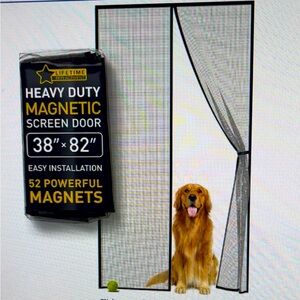 NEW Heavy Duty Magnetic Screen Door